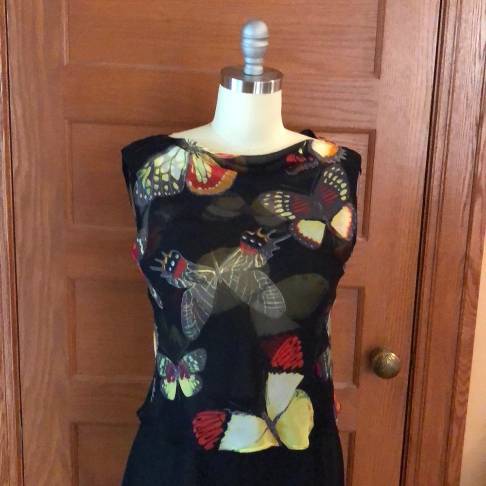 Silk butterfly top size S